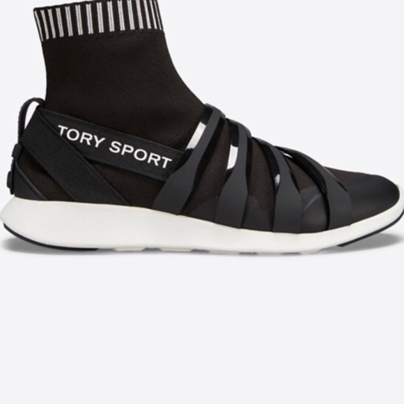 Tory Burch Banner Performance Sock Sneaker (WORN ONCE!) - Picture 2 of 6